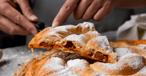 Ensaimada con sobrasada