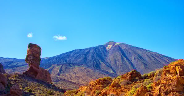 Historic Snowfall on Mount Teide